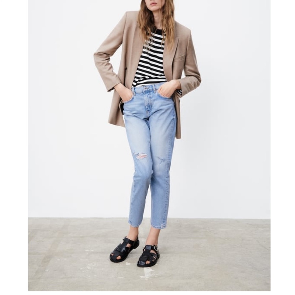 Zara ZW THE NEW SLIM CROPPED JEANS